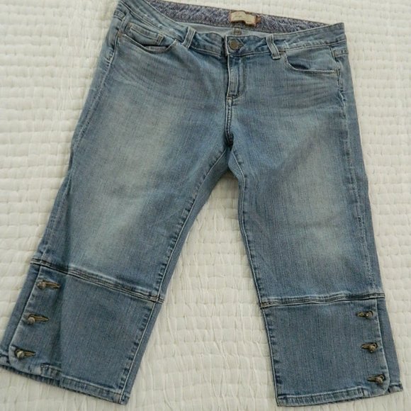 Vintage Paige Capri Jeans Size 32 - Picture 1 of 14